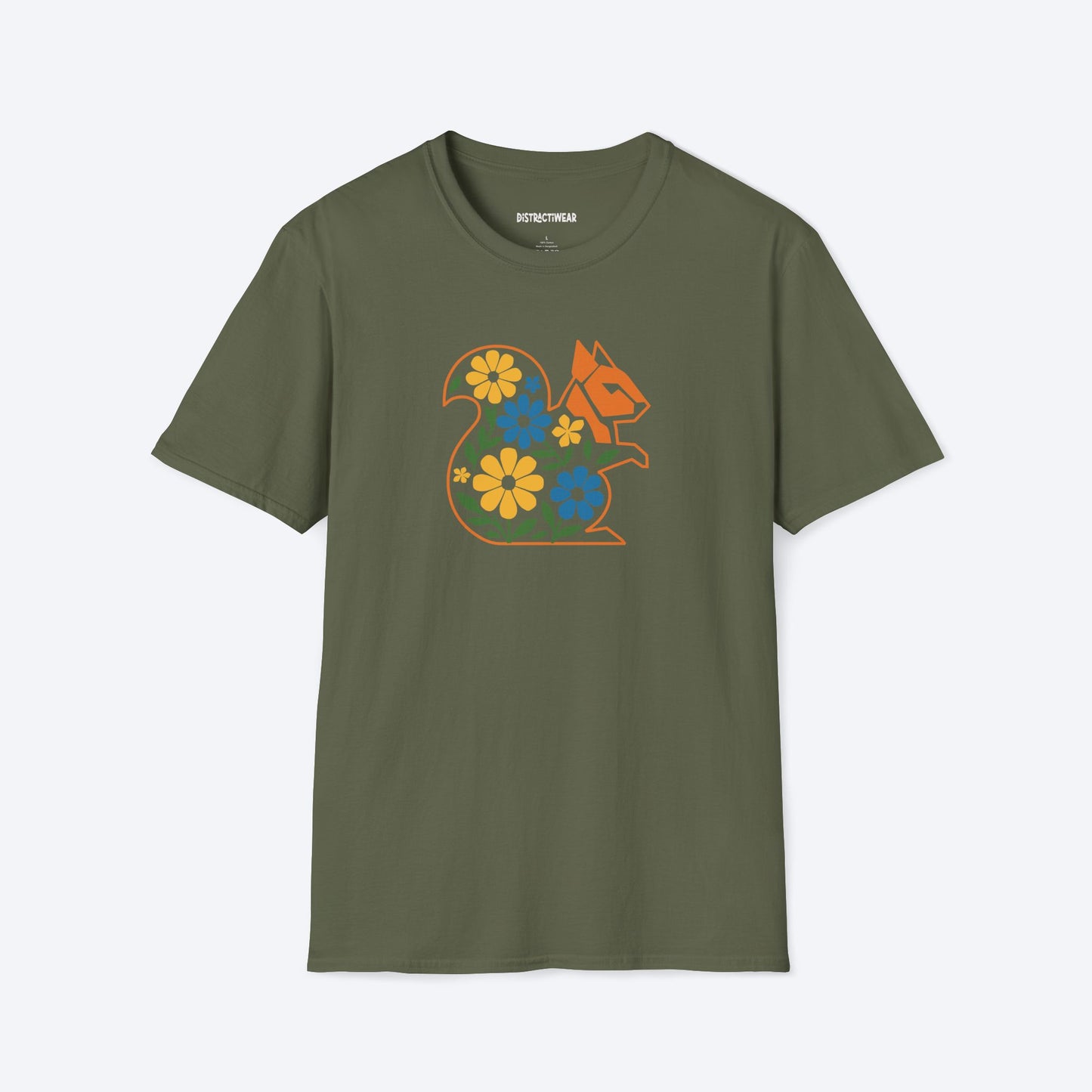 Geometric Squirrel T-Shirt