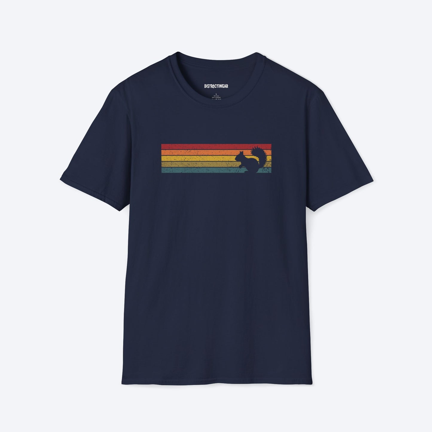 Retro Sunset Squirrel T-Shirt