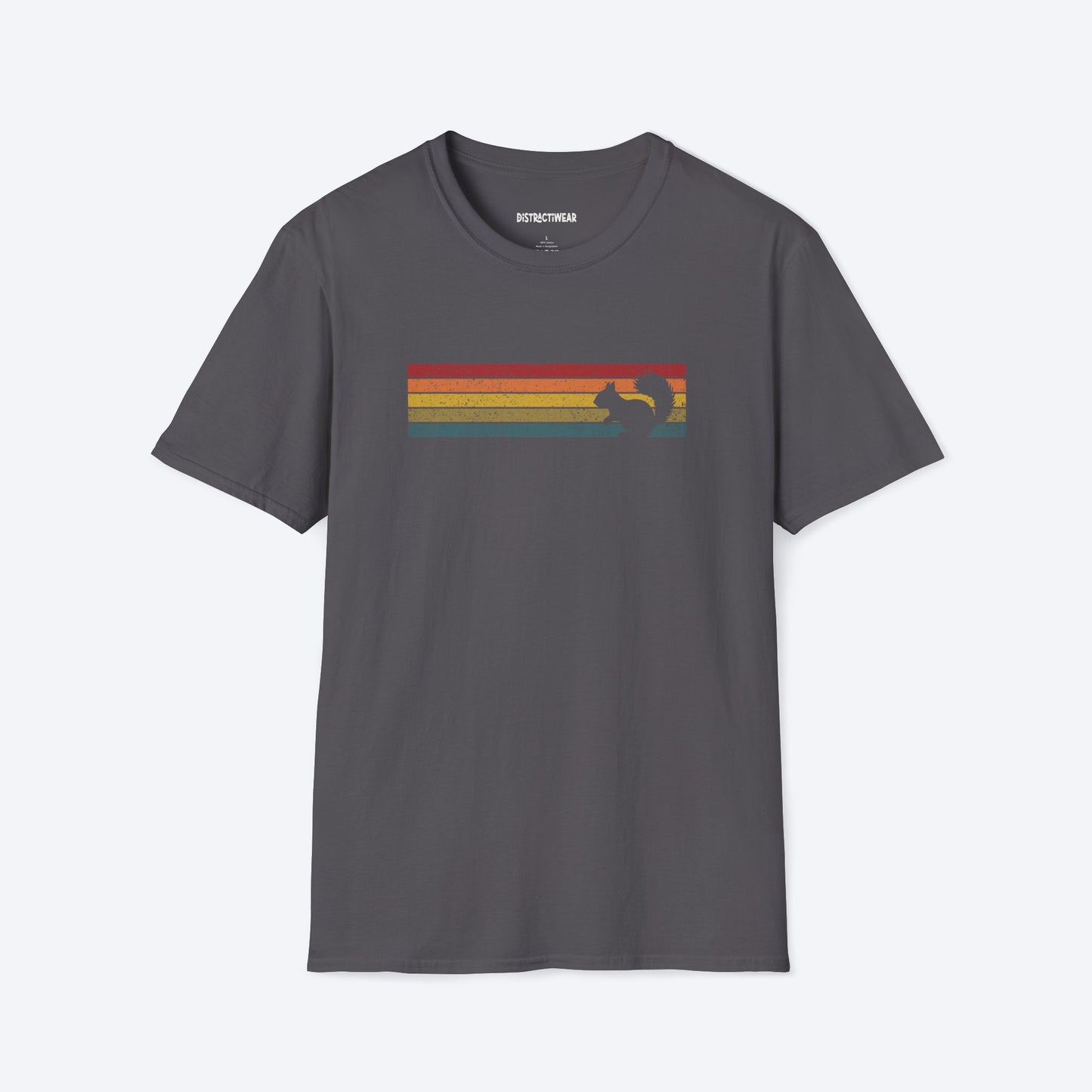 Retro Sunset Squirrel T-Shirt