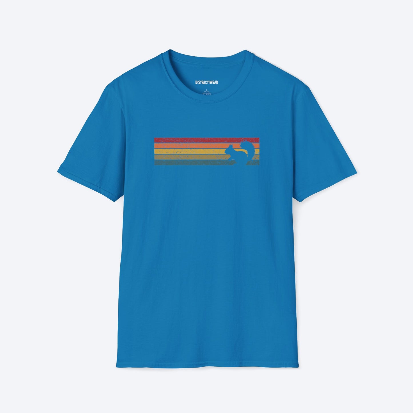 Retro Sunset Squirrel T-Shirt