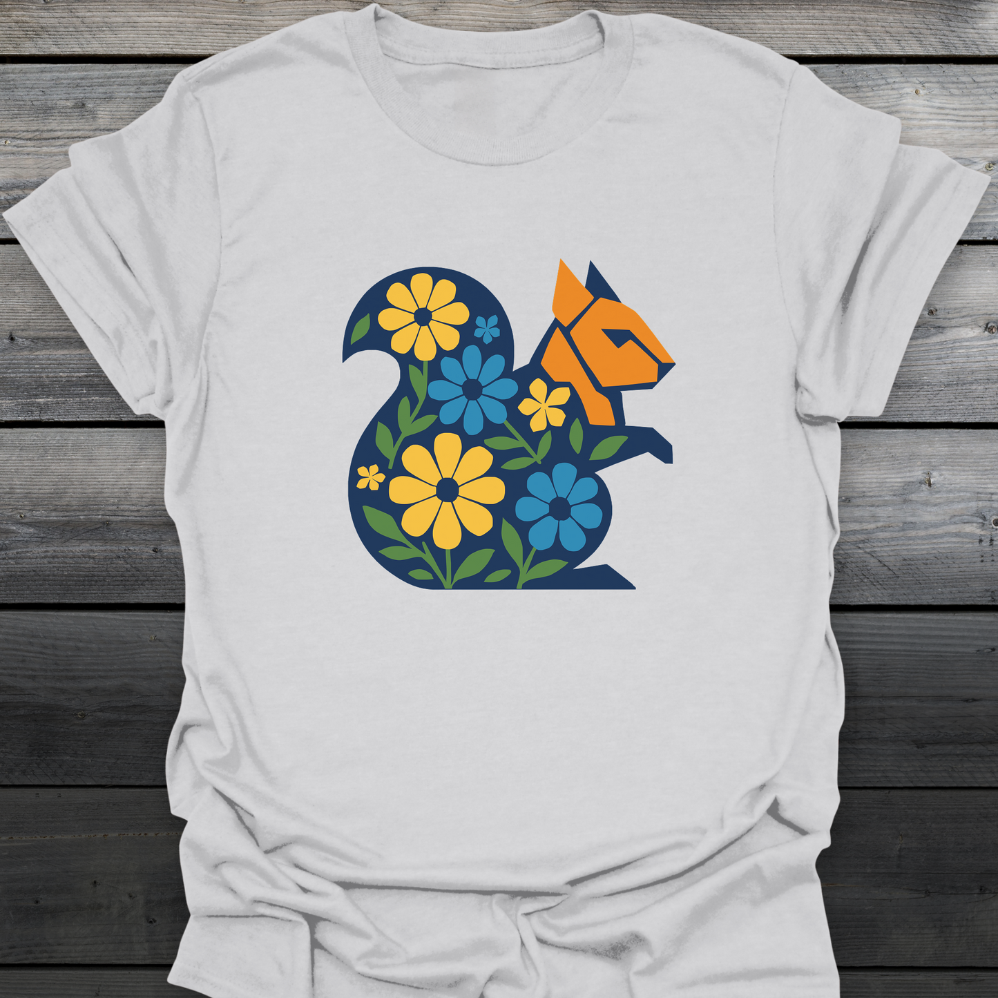 Geometric Squirrel T-Shirt