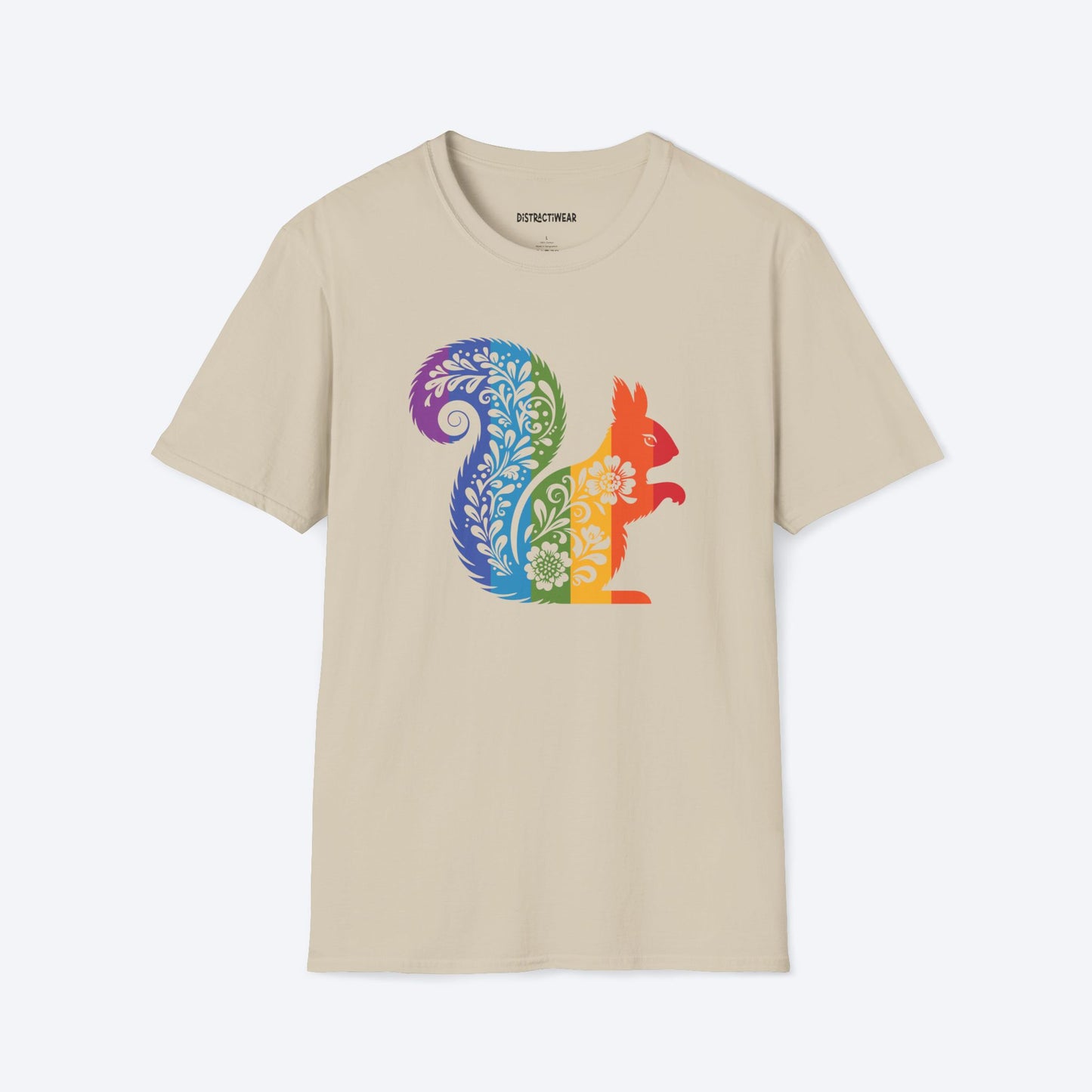 Floral Squirrel T-Shirt