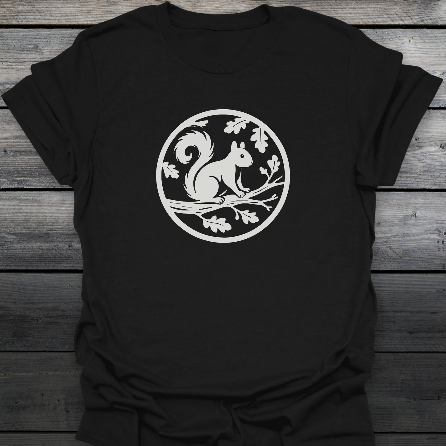 Squirrel On Branch T-Shirt