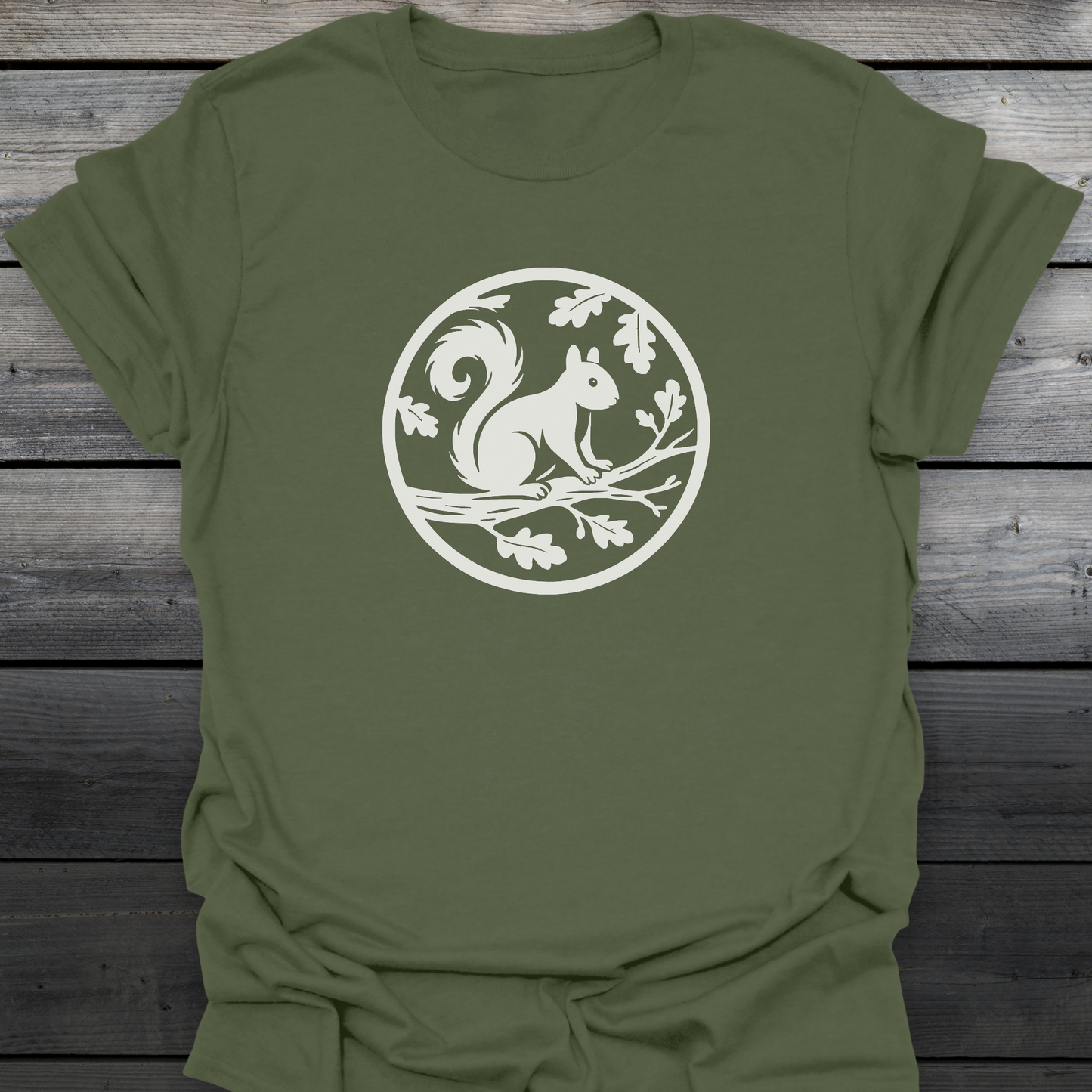 Squirrel On Branch T-Shirt