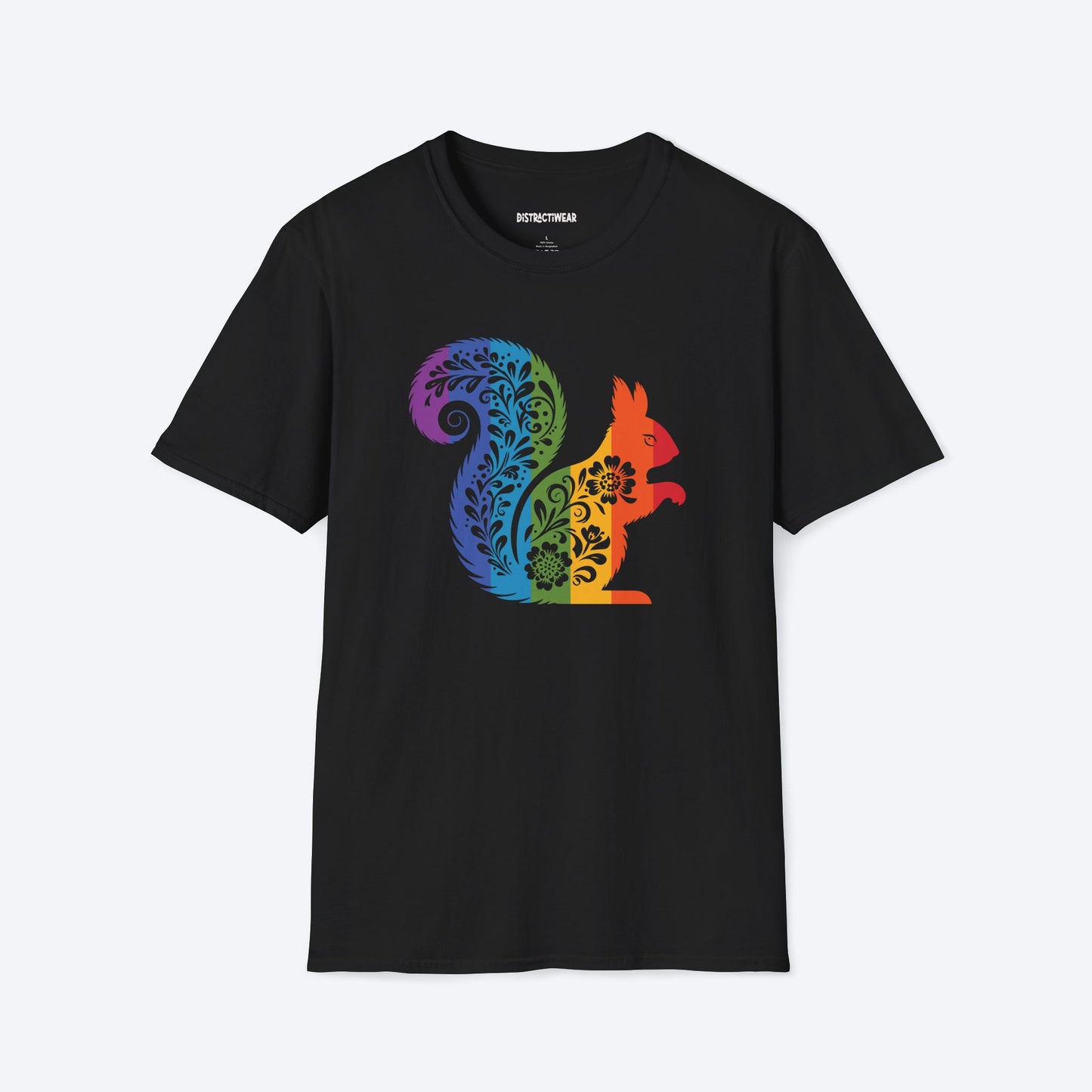Floral Squirrel T-Shirt