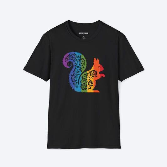 Floral Squirrel T-Shirt