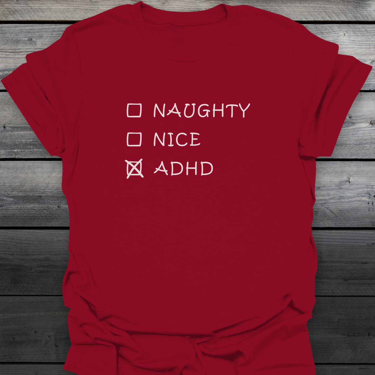 Naughty Nice ADHD T-Shirt
