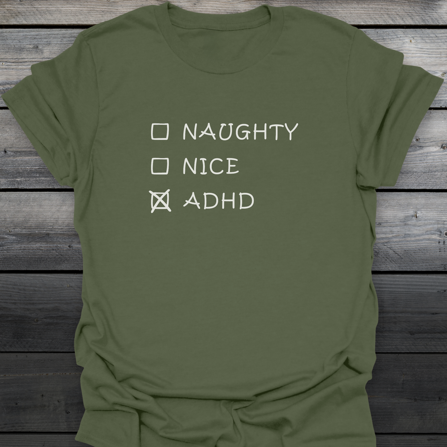 Naughty Nice ADHD T-Shirt