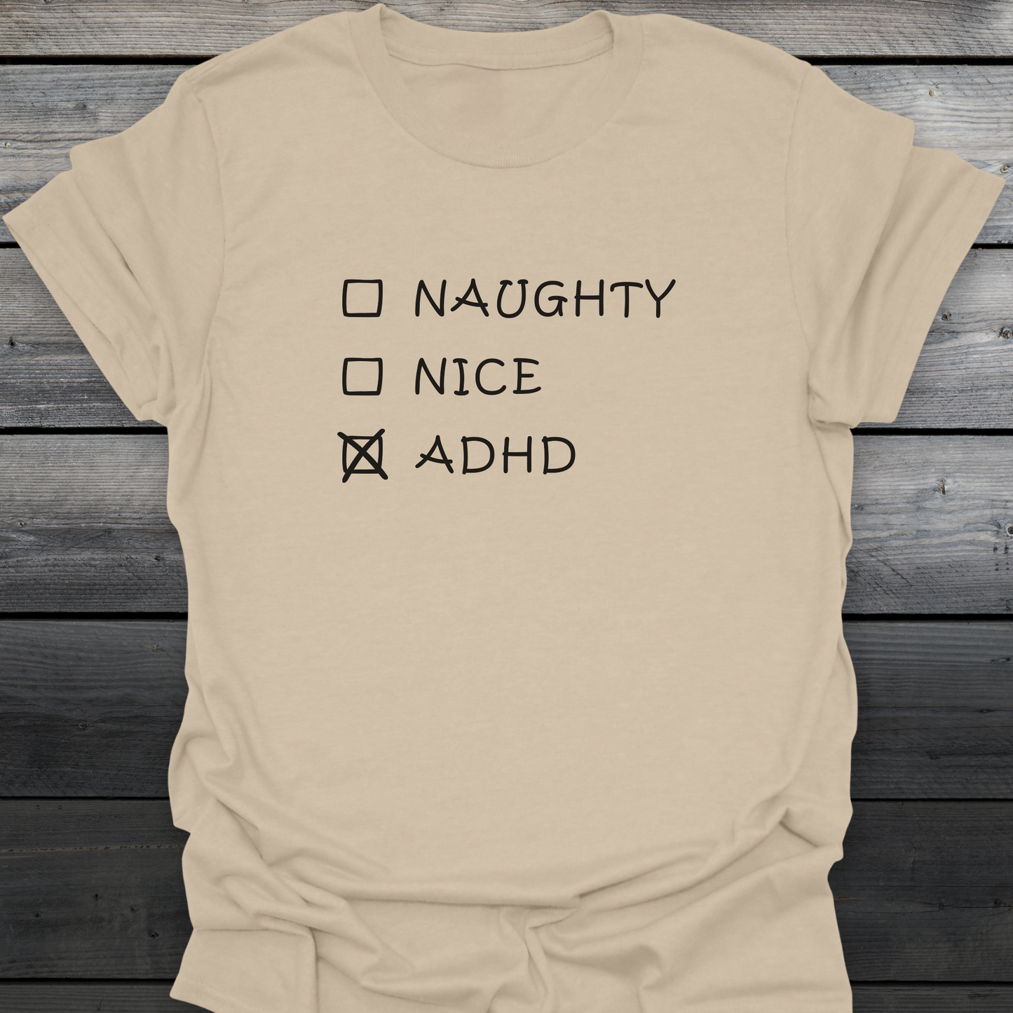 Naughty Nice ADHD T-Shirt