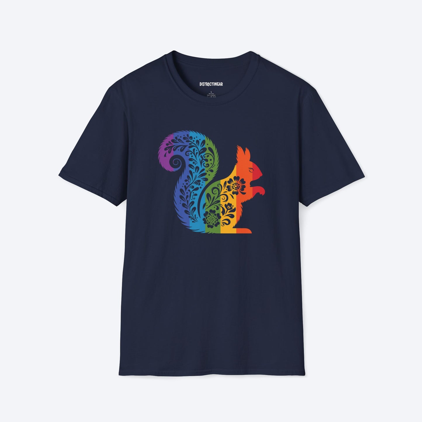 Floral Squirrel T-Shirt