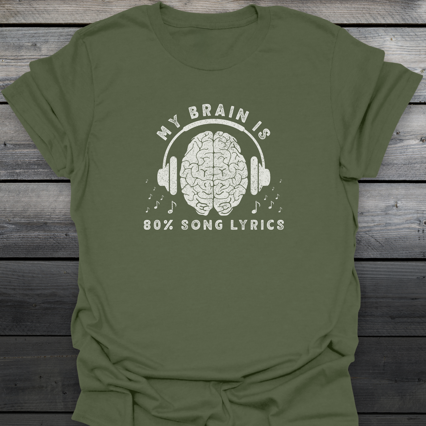 80% Song Lyrics T-Shirt