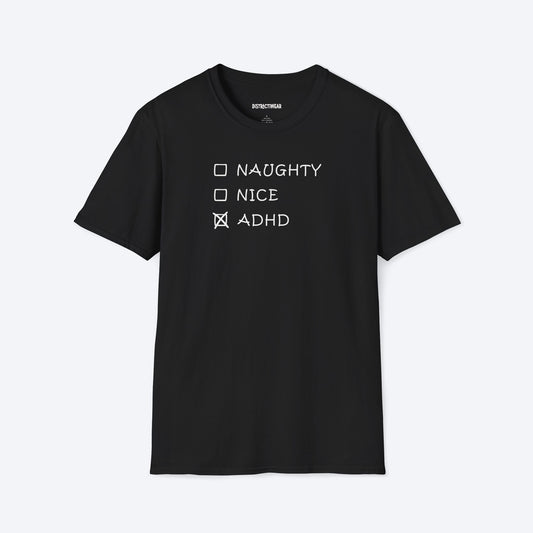 Naughty Nice ADHD T-Shirt