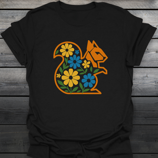 Geometric Squirrel T-Shirt