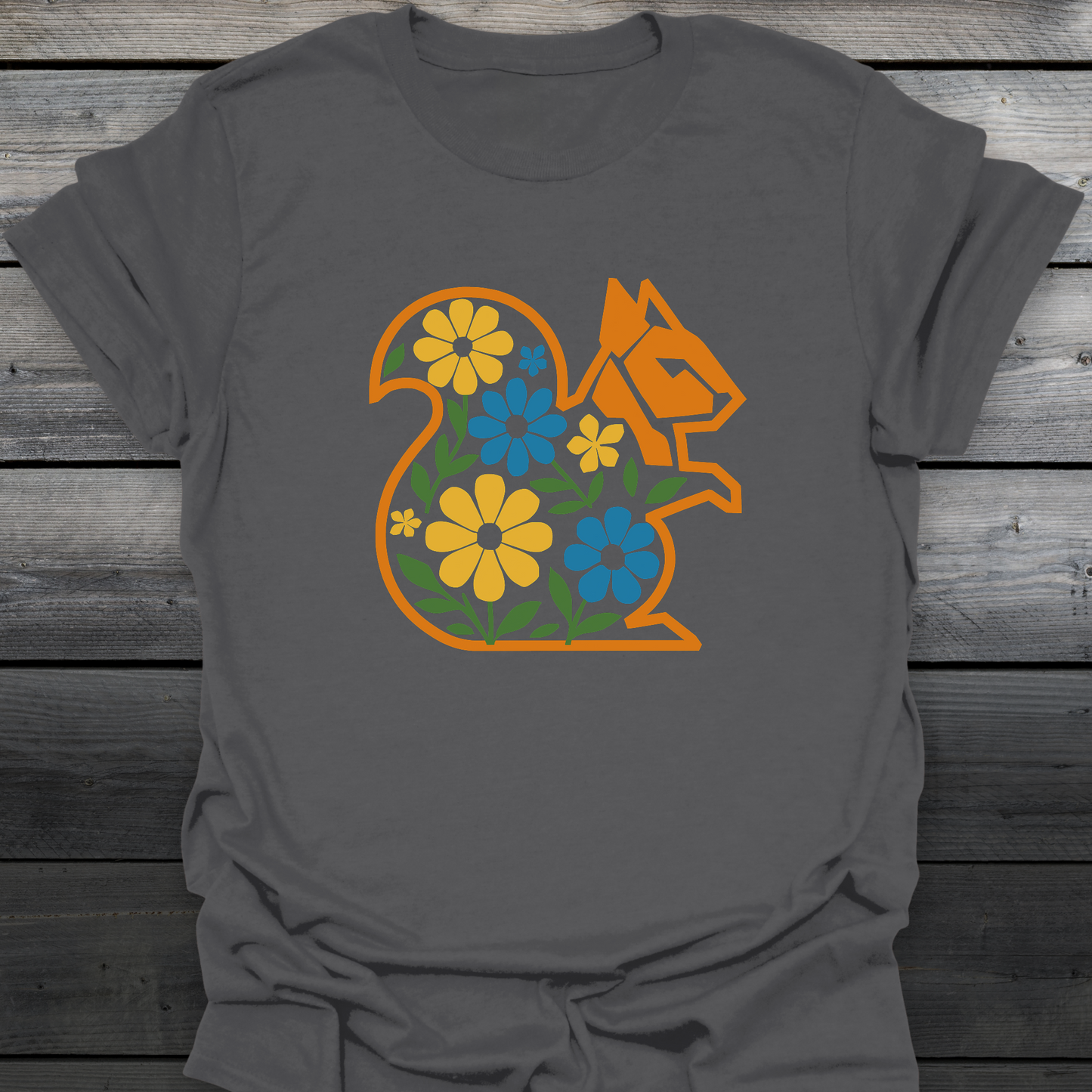 Geometric Squirrel T-Shirt