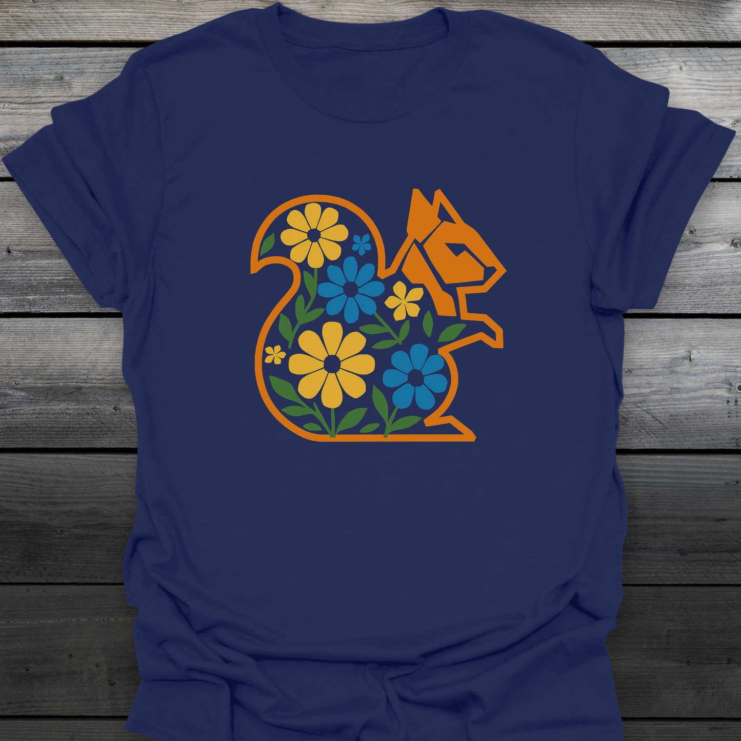 Geometric Squirrel T-Shirt