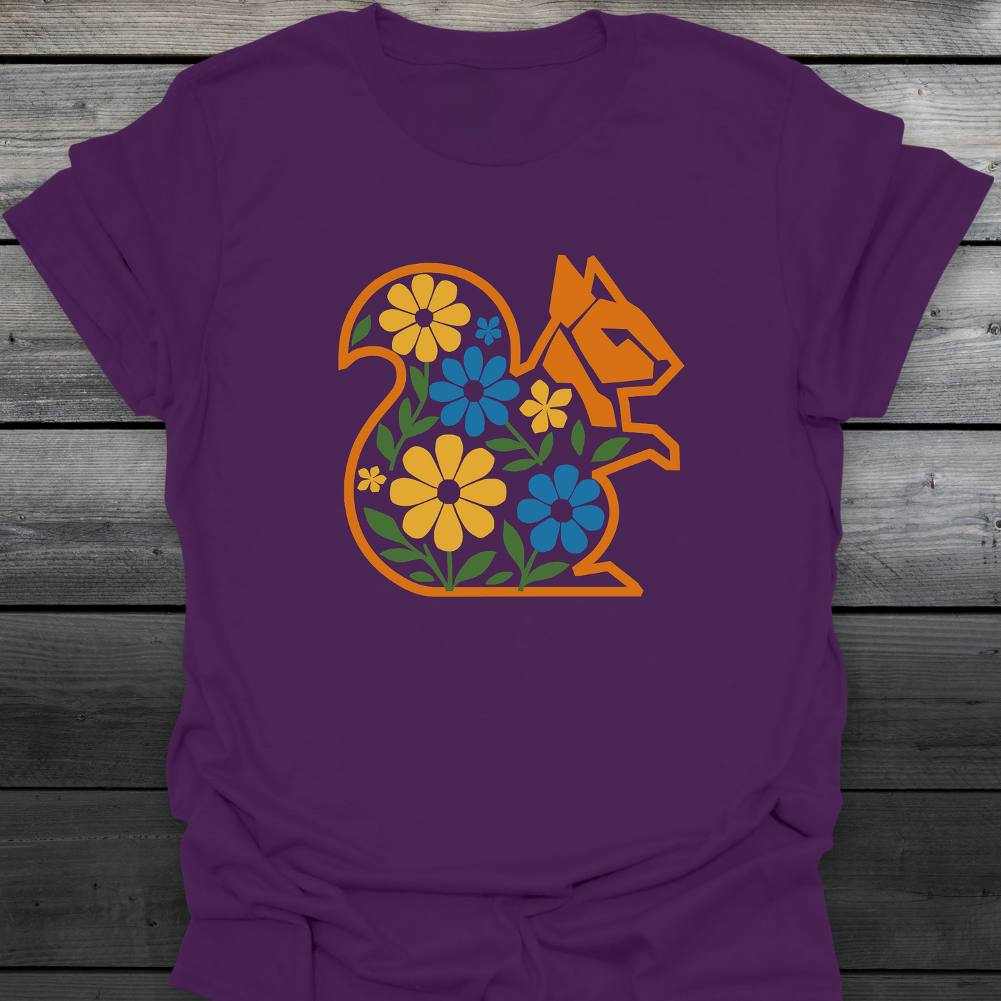 Geometric Squirrel T-Shirt