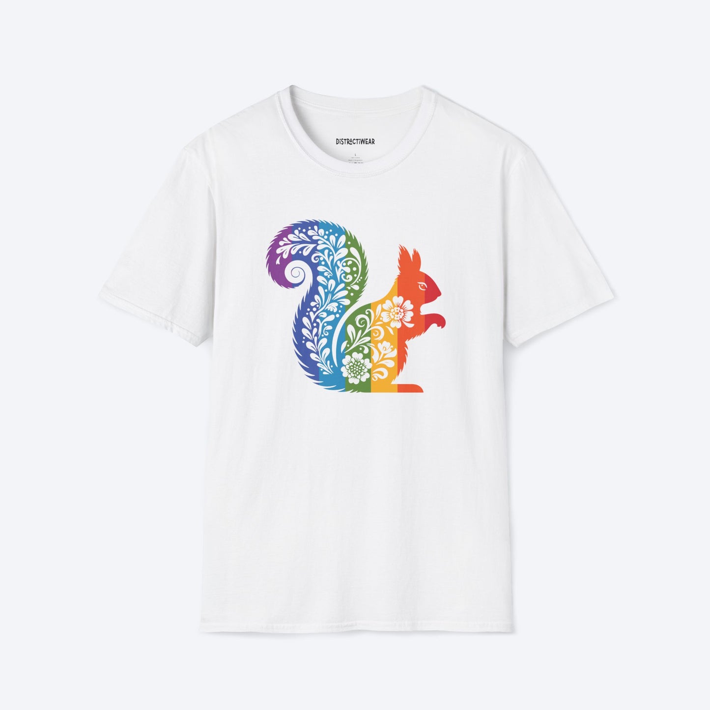 Floral Squirrel T-Shirt