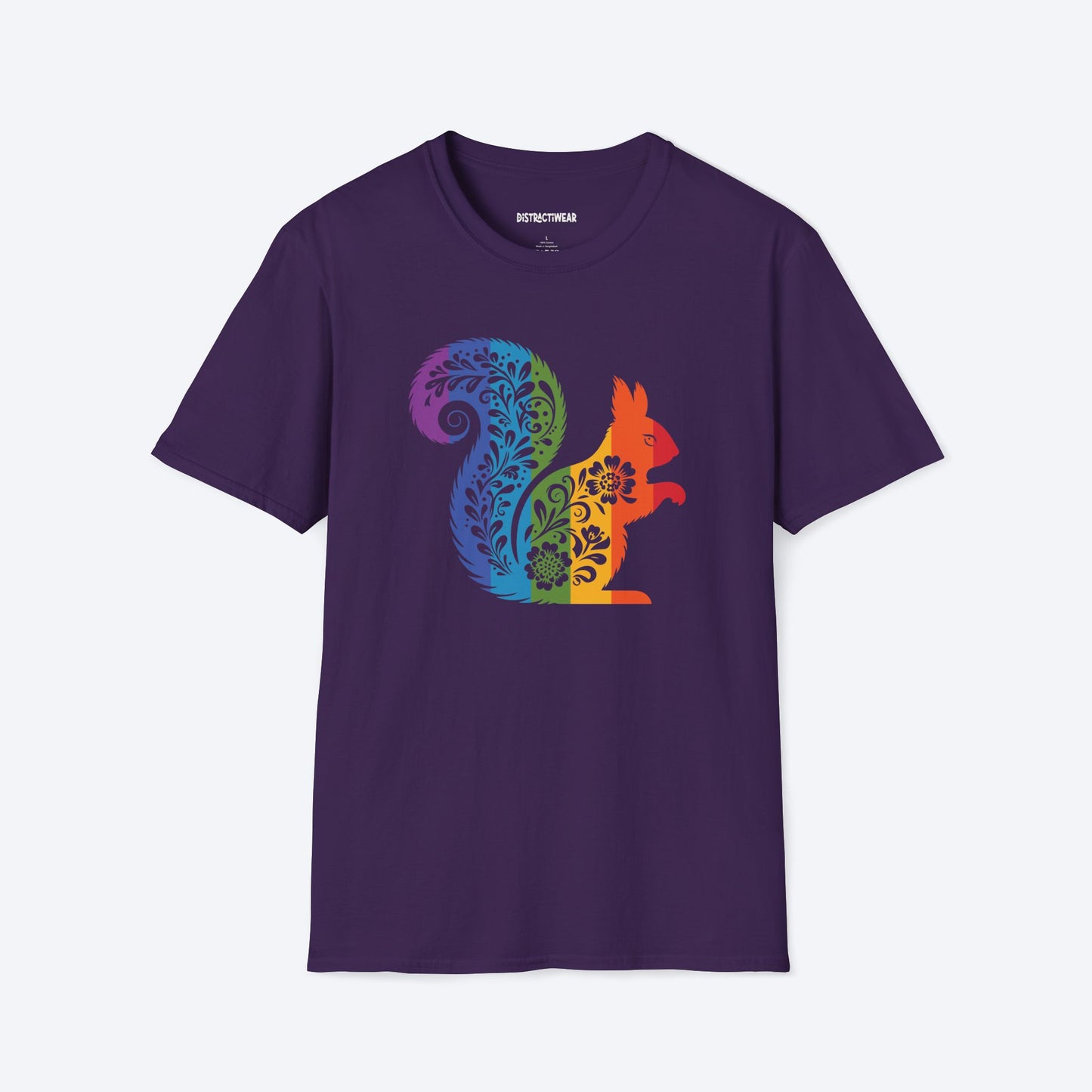Floral Squirrel T-Shirt